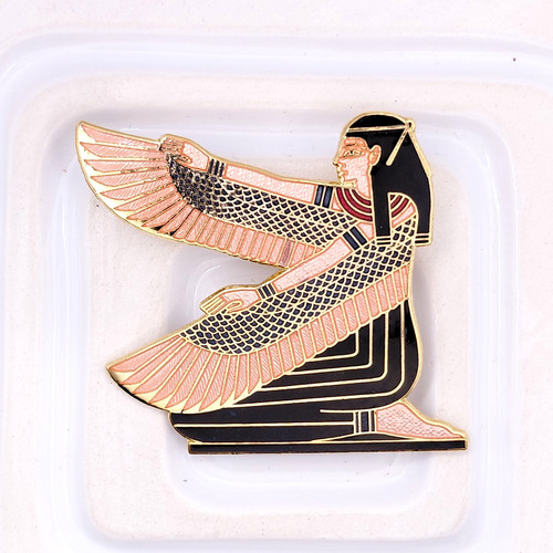 Egyptian goddess isis - isis, brooch