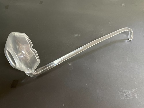 Blown glass punch bowl - 13",