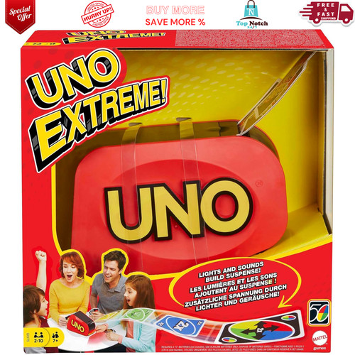 Uno extreme card game - extreme,