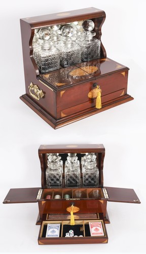 Antique satin wood inlaid - satin,