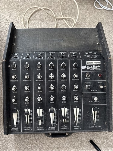 Vintage simms watts mixer - simms,