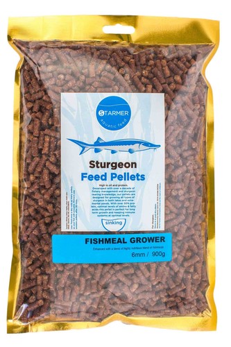 Sturgeon pond feed pellets