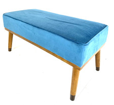 Reupholstered Vintage Foot