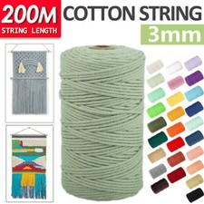 3mm 200M Natural Cotton