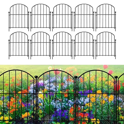 10x decorative metal garden - 10x,