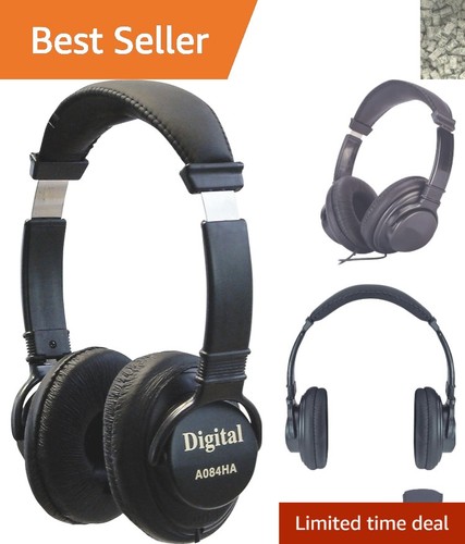Wireless and wired headphones - and,