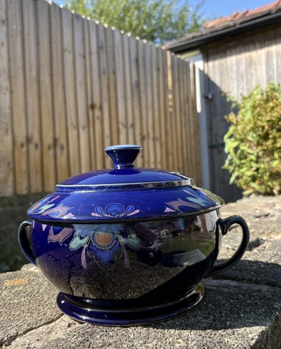 Denby baroque navy blue round - blue,