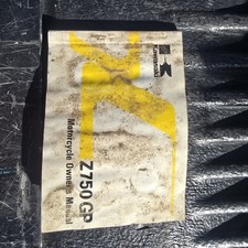Kawasaki Z750 GP  1981 Factory Motorcycle Owner's Manual Repair Book 