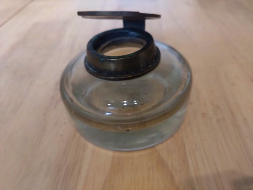 Vintage glass and - vintage, metal