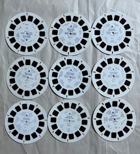 Lot Of 42 VINTAGE VIEW-MASTER REELS Fisher-Price National Parks Viewer and cases