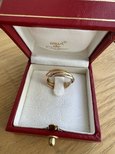 Cartier trinity ring 18k - cartier,