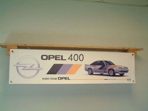 Opel 400 banner car rally - 400,
