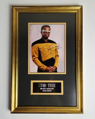 Levar burton signed - burton,