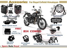 Fit For Royal Enfield "Himalayan 411 Black Jerry Can Pair Combo of 10 Pcs"
