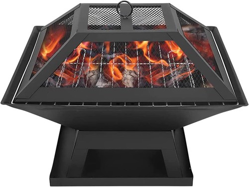 Square outdoor fire pits - fire,