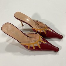 Prada Retro Red Cage Heels