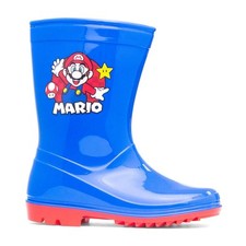 Super Mario Boys Wellies Blue