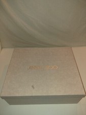 Jimmy Choo empty shoe box with logo tissue paper