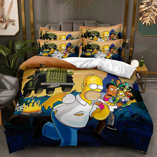 Simpsons adventure bedding - adventure, on