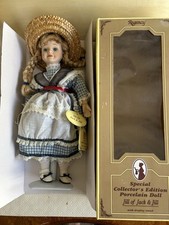 Regency Fine Arts Porcelain Doll Jill Of Jack And Jill 18”