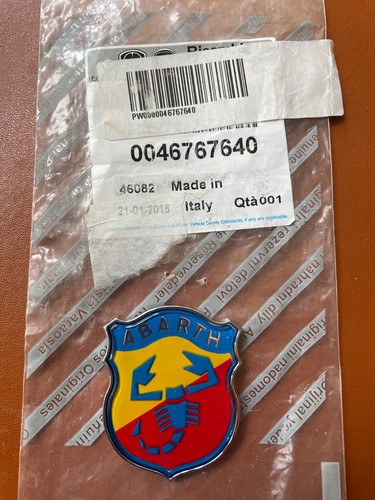 Fiat abarth emblem - emblem, (punto