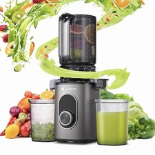 AOBOSI Juicer with 110 mm opening, slow juicer for vegetables and fruits