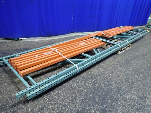 Teardrop pallet racking lot - teardrop,