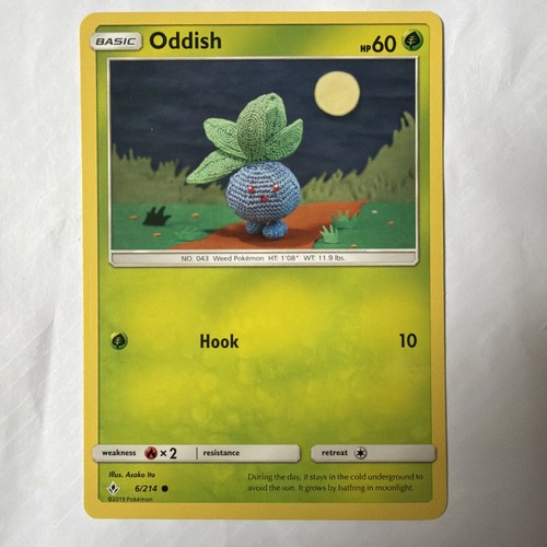 Pokemon moon oddish 214 - -, 6/214