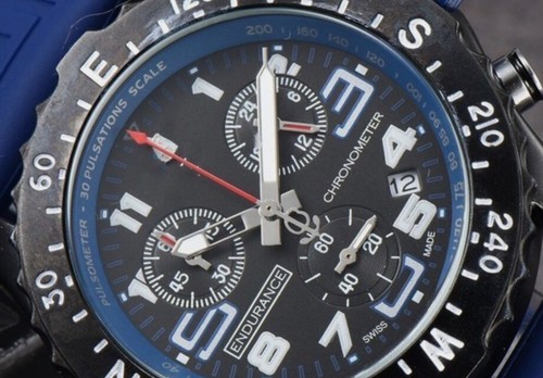 Chronograph navy blue - , watch