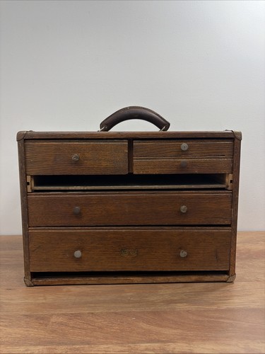 Antique oak drawer machinist - antique,