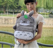 Anime My Neighbor Totoro Soft Shoulder Bag Backpack Girls Back To School Bag