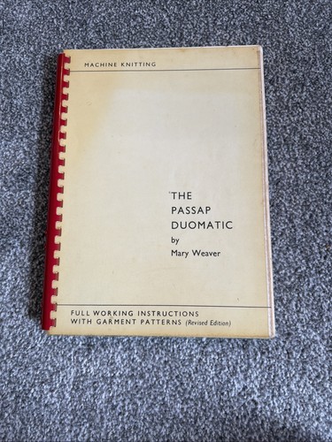 The passap duomatic knitting - passap,