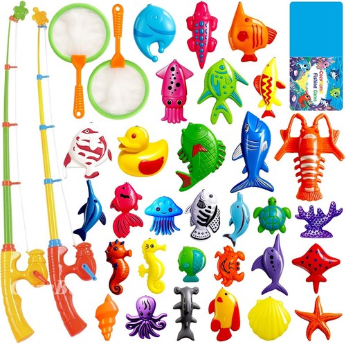 Magnetic fishing toy game set - toy,