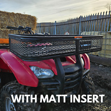 ATV Front Cargo Basket Quad Front Rack Front Box Luggage Carrier Rack WITH MATT