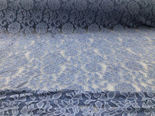 Embroidered stretch lace - embroidered,