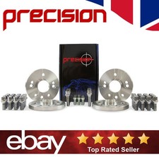 VW Polo 15mm PCD Hub Adapters 4 Stud to 5 Stud Convertors 4x100-5x100 - 2 Pairs
