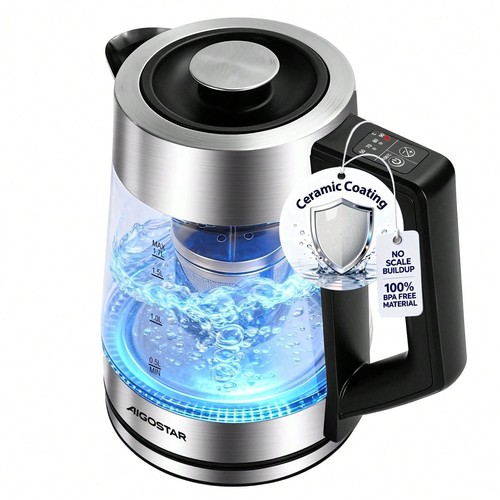 Stainless steel kettle - 1.7l,