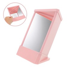 Desk Table Vanity Mirror: Non-Reversing For Women Tabletop Cosmetic