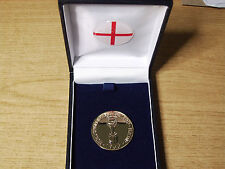1966 ENGLAND WORLD CUP MEDAL - c/w BOX & CREST 