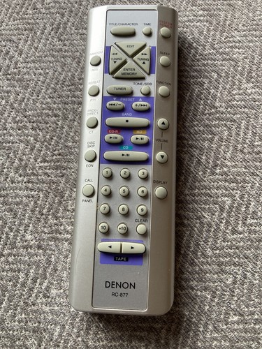 Original denon 877 remote - rc-877,