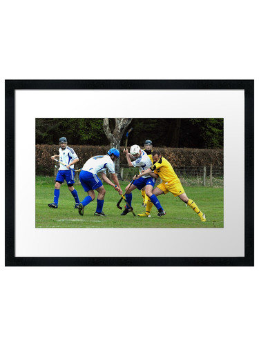 Shinty framed wall art - wall,