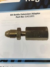 Gas Bottle Extension Straight Argon Argon/Co2 Oxygen Adaptor For Regulator RH