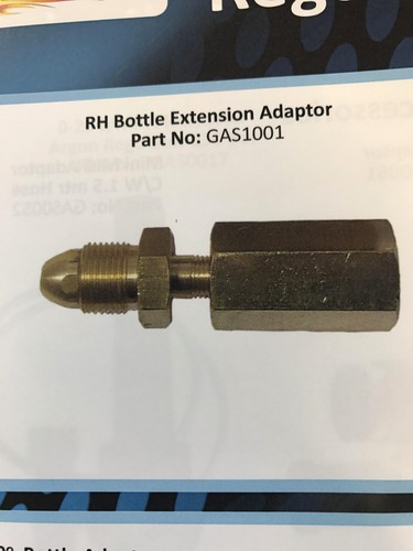 Gas bottle extension straight - gas,