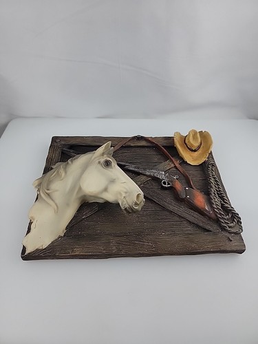 Resin western country - 3d, faux