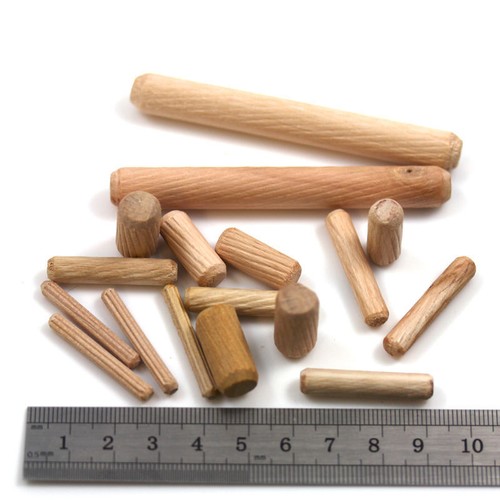 Wooden dowels fluted plugs - plugs, "6