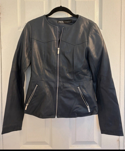 Zara women navy - women’s, leather