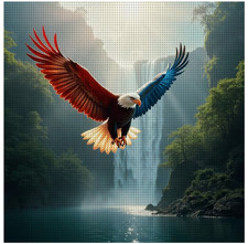 Printed Cross Stitch Kit 11 ct