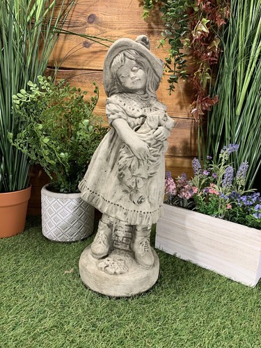 Stone garden large girl with - stone,