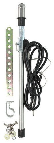 Beru car antenna folded - folded, chrome