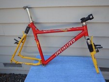 19" Vintage Specialized Ground Control Full Suspension Mountain Bike Rock Shox